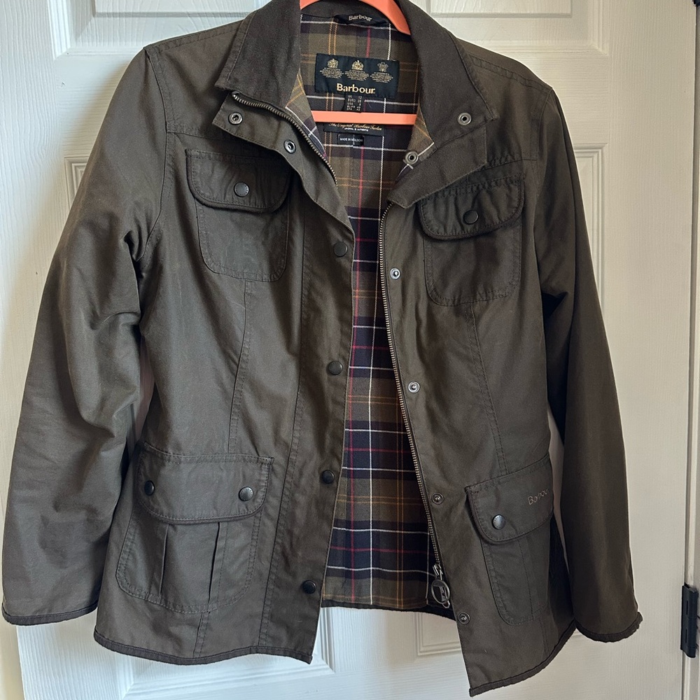 Barbour Olive Green Utility Jacket
